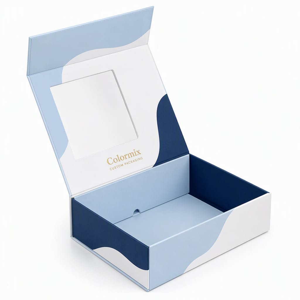 Foldable Rigid Box with Window — foldable rigid box with window