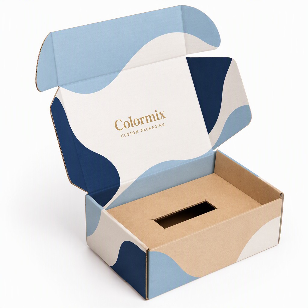 Corrugated Box with Insert — corrugated box with insert