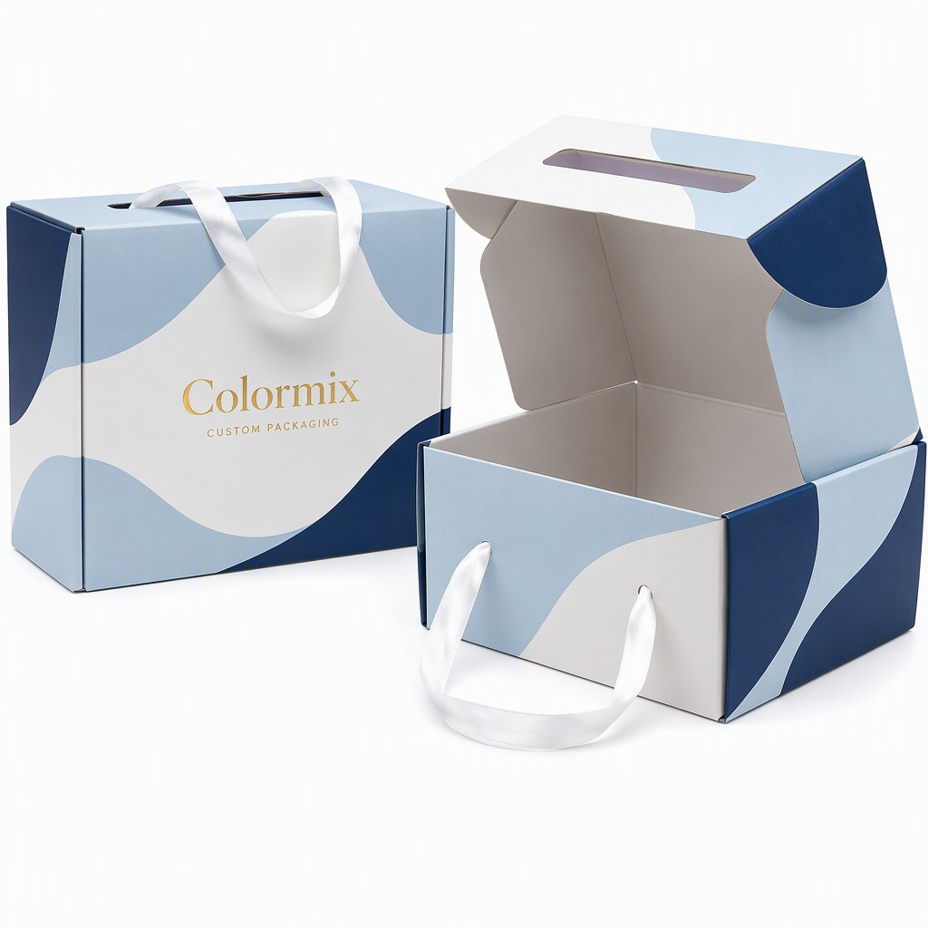 Corrugated Mailer Box with Handle — corrugated mailer box with handle