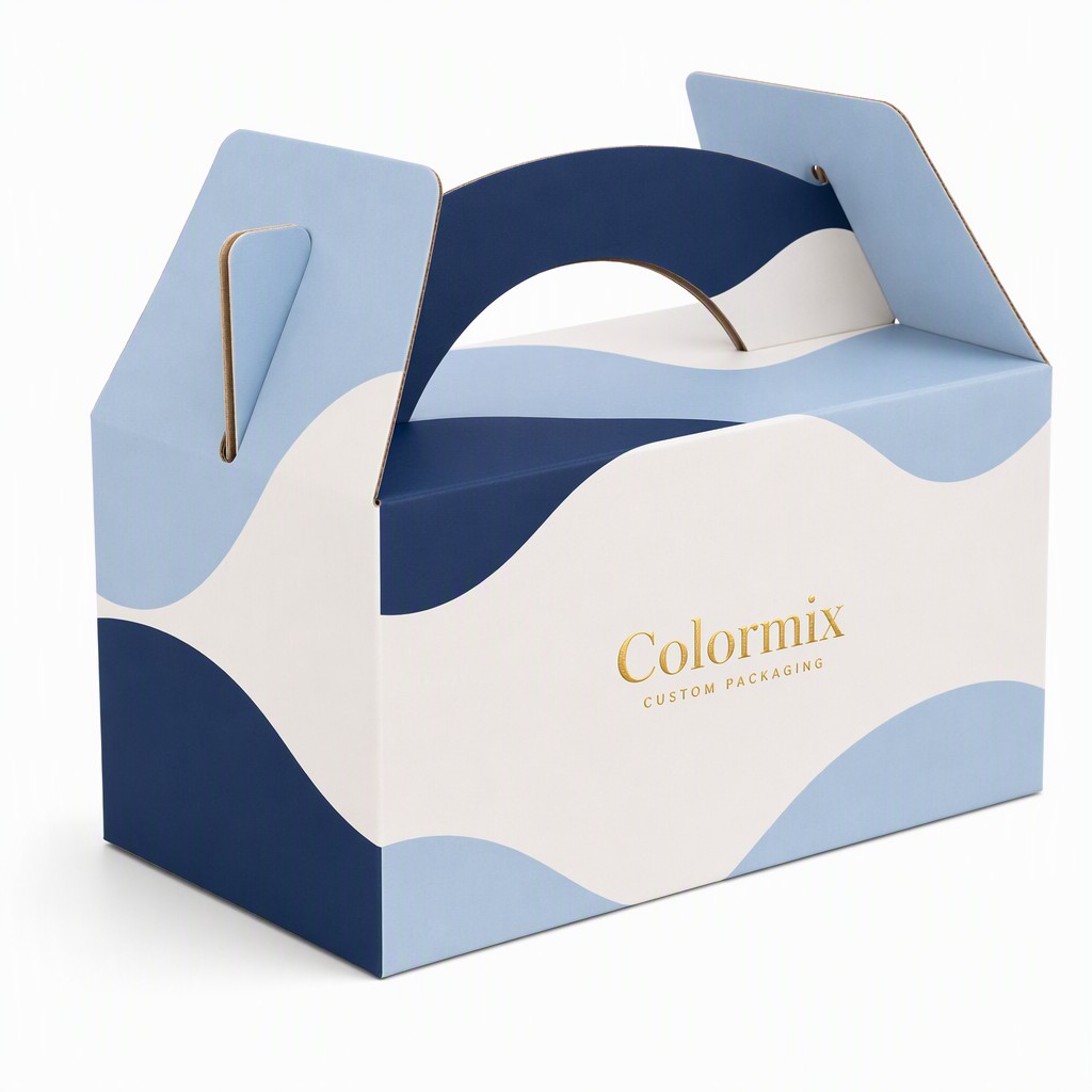 Gable Box with Handle — gable box with handle