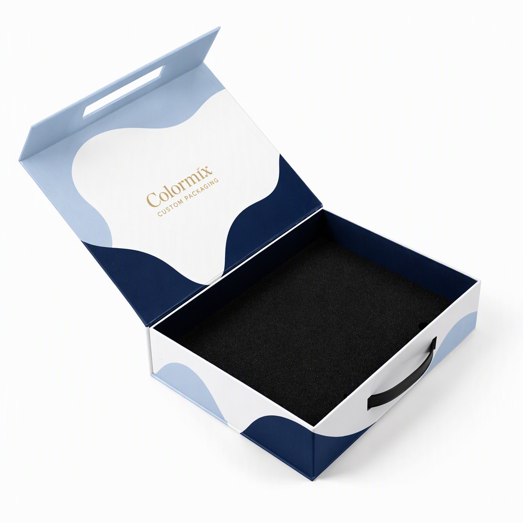 Magnetic Rigid Box with Handle — magnetic rigid box with handle
