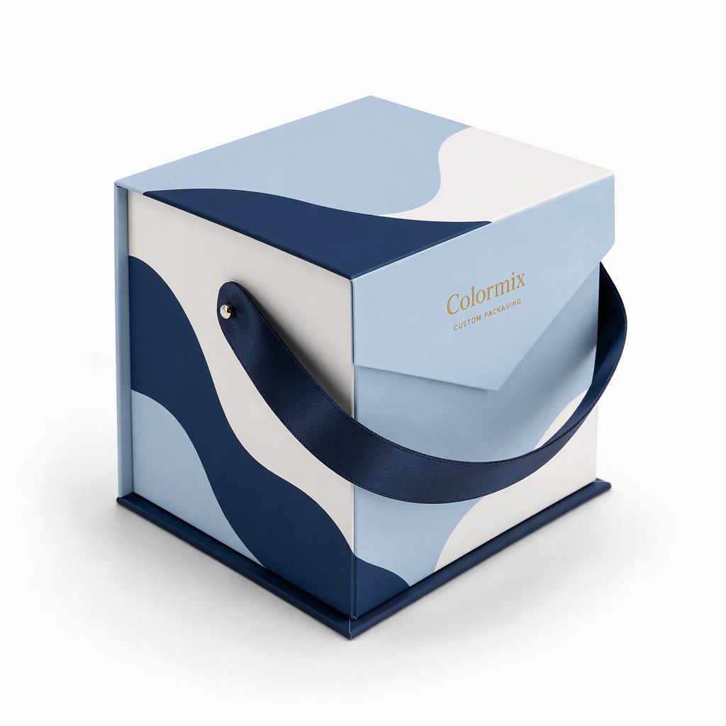 Small Gift Box with Handle — small gift box with handle